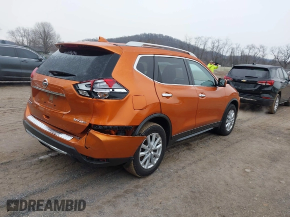 2017 Nissan Rogue SL with VIN JN8AT2MV4HW018169, listed as a IAAI auction lot 41554545 with 69,567 mi miles. Bid and sale history available at carsss.com. Image 4.