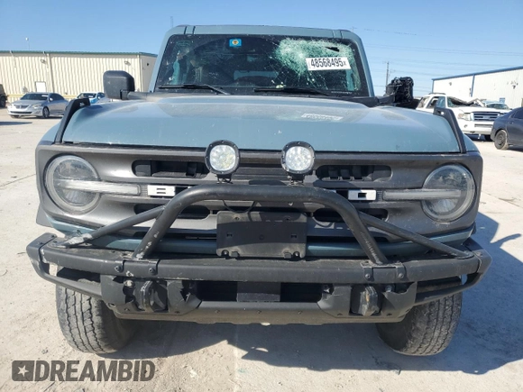 2022 Ford Bronco with VIN 1FMEE5BP5NLB10929, listed as a Copart auction lot 48568495 with 85,192 mi miles and Salvage Title. Bid and sale history available at DreamBid. Image 5.