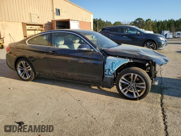 2018 BMW 4 Series 430i z VIN WBA4W3C51JAE99749, wystawiony jako Copart lot #50342855 z przebiegiem 96 696 mil mil oraz Szkoda całkowita • Salvage title. Historia ofert i sprzedaży dostępna na DreamBid. Obrazek 4.