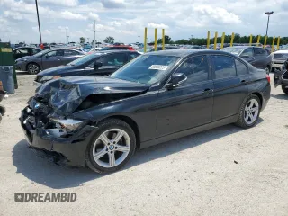 2014 BMW 3 Series 320i xDrive with VIN WBA3C3G51ENS72023, listed as a Copart auction lot 58595225 with 104,315 mi miles and Salvage title. Bid and sale history available at DreamBid. Image 1.