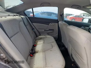 2015 Honda Civic LX with VIN 2HGFB2F54FH547491, listed as a Copart auction lot 57785885 with 161,682 mi miles and Salvage title. Bid and sale history available at DreamBid. Image 10.