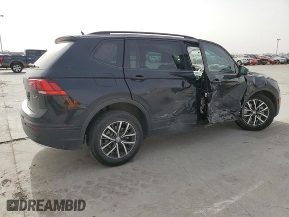 2021 Volkswagen Tiguan S with VIN 3VV0B7AX9MM072172, listed as a Copart auction lot 48933415 with 26,769 mi miles and Salvage Title. Bid and sale history available at DreamBid. Image 3.
