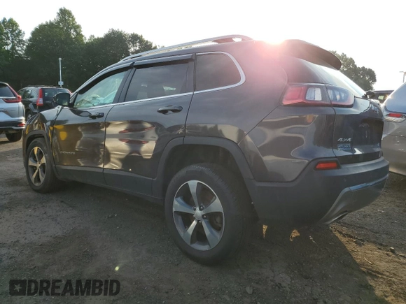 2019 Jeep Cherokee Limited с VIN 1C4PJMDN9KD150726, выставлен на аукционе Copart как лот 66405605 с пробегом 121 500 миль миль и Чистый • Clean title. История ставок и продаж доступна на DreamBid. Изображение 2.