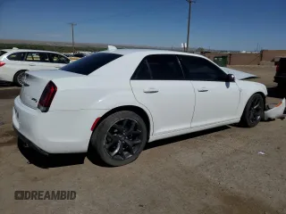 2021 Chrysler 300 S with VIN 2C3CCABG8MH629659, listed as a Copart auction lot 54909235 with 64,428 mi miles and Salvage title. Bid and sale history available at DreamBid. Image 3.