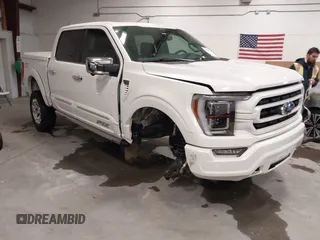 2021 Ford F-150 XL with VIN 1FTFW1E51MFB10822, listed as a IAAI auction lot 41227871 with 26,758 mi miles. Bid and sale history available at carsss.com. Image 1.