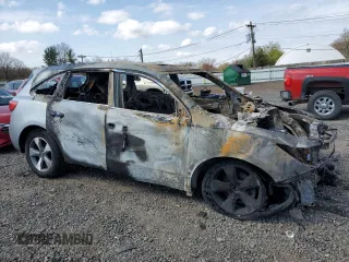 2016 Acura MDX with VIN 5FRYD4H29GB013277, listed as a Copart auction lot 52254465 with Not Provided miles and Salvage Title. Bid and sale history available at DreamBid. Image 4.