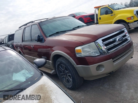 2007 Ford Expedition Max Eddie Bauer with VIN 1FMFK18517LA99281, listed as a IAAI auction lot 41690825 with 249,154 mi miles and . Bid and sale history available at DreamBid. Image 1.