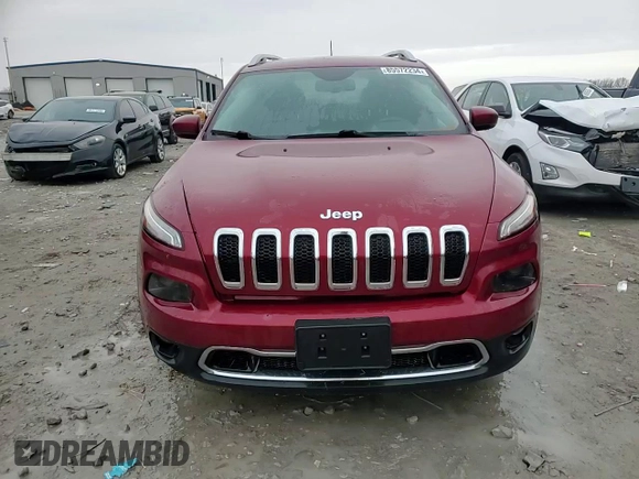 2016 Jeep Cherokee Limited with VIN 1C4PJMDB0GW225606, listed as a Copart auction lot 85572234 with 132,925 mi miles and Salvage Title. Bid and sale history available at carsss.com. Image 13.