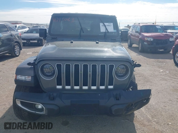 2018 Jeep Wrangler Unlimited Sahara z VIN 1C4HJXEN9JW215890, wystawiony jako IAAI lot #41215063 z przebiegiem 39 567 mil mil oraz . Historia ofert i sprzedaży dostępna na DreamBid. Obrazek 12.