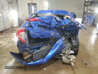 2017 Honda Civic Sedan EX with VIN 19XFC2F77HE035056, listed as a Copart auction lot 49840265 with 128,743 mi miles and Salvage Title. Bid and sale history available at carsss.com. Image 6.