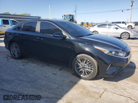 2022 Kia Forte GT-Line with VIN 3KPF54ADXNE449043, listed as a Copart auction lot 52156455 with 21,890 mi miles and Salvage Title. Bid and sale history available at carsss.com. Image 4.