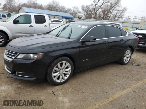 2016 Chevrolet Impala LT with VIN 2G1115S32G9127332, listed as a Copart auction lot 43801375 with 124,759 mi miles and Salvage Title. Bid and sale history available at DreamBid. Image 1.