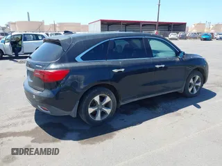 2016 Acura MDX with VIN 5FRYD3H2XGB019308, listed as a IAAI auction lot 41914816 with 1 mi miles. Bid and sale history available at carsss.com. Image 4.