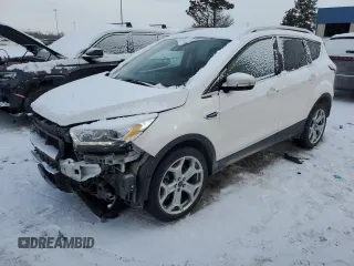 2017 Ford Escape Titanium with VIN 1FMCU9JD0HUE33552, listed as a Copart auction lot 45757535 with 59,628 mi miles and Clean Title. Bid and sale history available at carsss.com. Image 1.