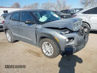 2023 Chevrolet TrailBlazer LS with VIN KL79MMS24PB030406, listed as a IAAI auction lot 41468341 with 39,812 mi miles and . Bid and sale history available at DreamBid. Image 1.