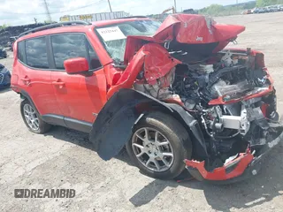 2020 Jeep Renegade Altitude z VIN ZACNJABB6LPL11581, wystawiony jako IAAI lot #42225447 z przebiegiem Nie podano mil oraz . Historia ofert i sprzedaży dostępna na DreamBid. Obrazek 1.