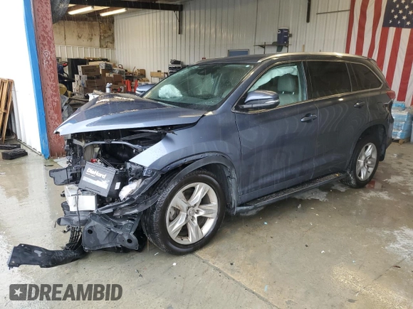 2018 Toyota Highlander Limited with VIN 5TDDZRFH0JS491953, listed as a Copart auction lot 58391675 with 212,019 mi miles and Salvage title. Bid and sale history available at DreamBid. Image 1.