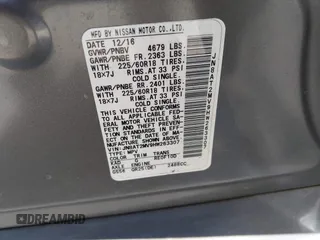 2017 Nissan Rogue S with VIN JN8AT2MV9HW263307, listed as a IAAI auction lot 42317181 with 114,445 mi miles and . Bid and sale history available at DreamBid. Image 9.