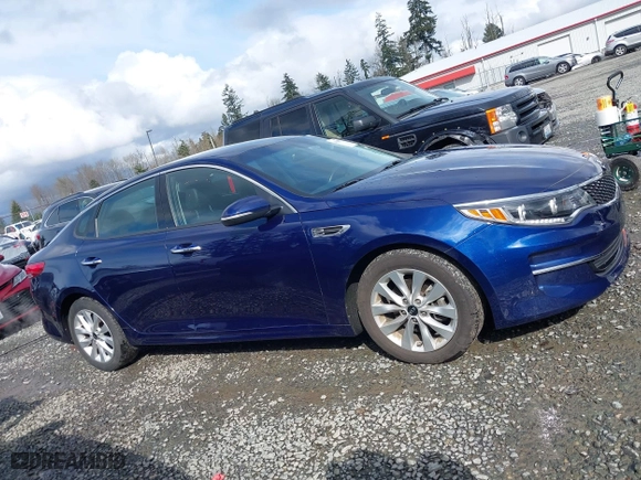 2017 Kia Optima EX with VIN 5XXGU4L39HG162638, listed as a IAAI auction lot 41904299 with 105,864 mi miles. Bid and sale history available at carsss.com. Image 13.