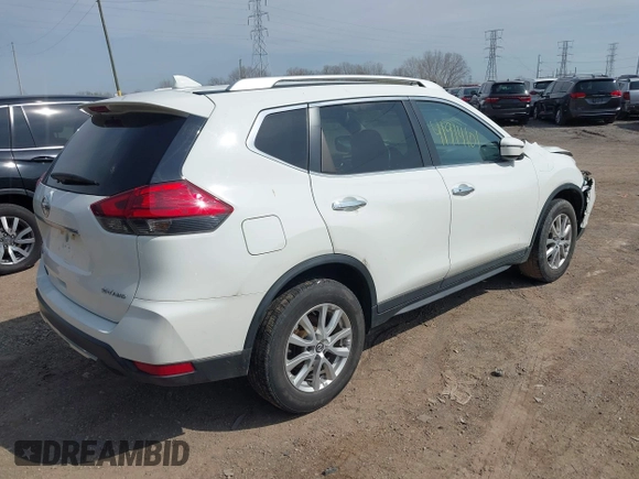 2017 Nissan Rogue SV with VIN KNMAT2MV4HP545909, listed as a IAAI auction lot 41914101 with 132,290 mi miles and . Bid and sale history available at DreamBid. Image 4.