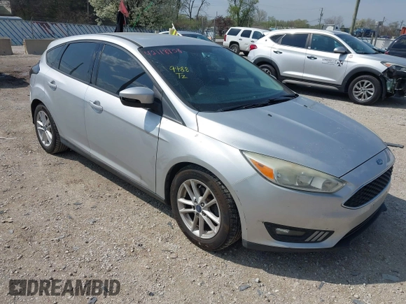 2015 Ford Focus SE with VIN 1FADP3K20FL288791, listed as a IAAI auction lot 42118958 with 164,248 mi miles. Bid and sale history available at carsss.com. Image 1.