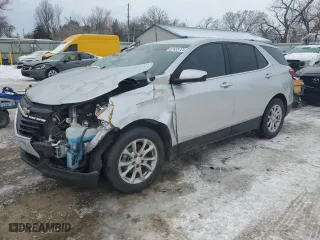 2021 Chevrolet Equinox LT with VIN 3GNAXKEV7ML304586, listed as a Copart auction lot 87655725 with 62,847 mi miles and Salvage Title. Bid and sale history available at carsss.com. Image 1.