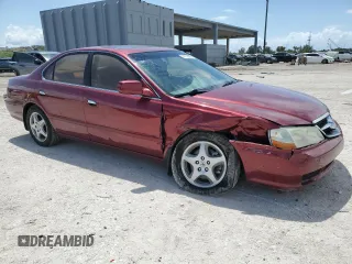 2003 Acura TL with VIN 19UUA56683A088576, listed as a Copart auction lot 51753005 with 255,529 mi miles and Salvage Title. Bid and sale history available at carsss.com. Image 4.