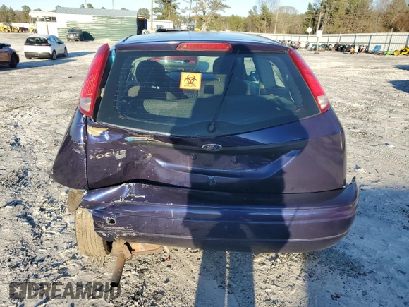 2007 Ford Focus S with VIN 1FAFP31N57W117622, listed as a Copart auction lot 45562335 with 232,209 mi miles and Salvage Title. Bid and sale history available at DreamBid. Image 6.
