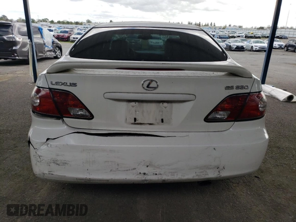 2004 Lexus ES 350 with VIN JTHBA30GX40003836, listed as a Copart auction lot 51252745 with 211,883 mi miles and Salvage Title. Bid and sale history available at DreamBid. Image 6.