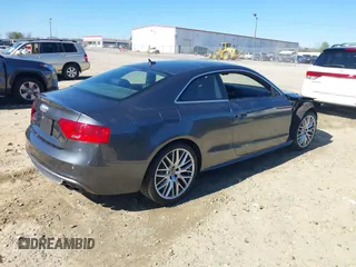 2015 Audi S5 Premium Plus with VIN WAUCGAFR0FA016333, listed as a IAAI auction lot 41791187 with 95,987 mi miles. Bid and sale history available at carsss.com. Image 4.