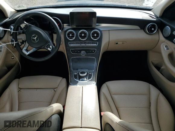 2017 Mercedes-Benz C 300 with VIN 55SWF4KB4HU206299, listed as a Copart auction lot 49476735 with 143,090 mi miles and Clean Title. Bid and sale history available at carsss.com. Image 8.
