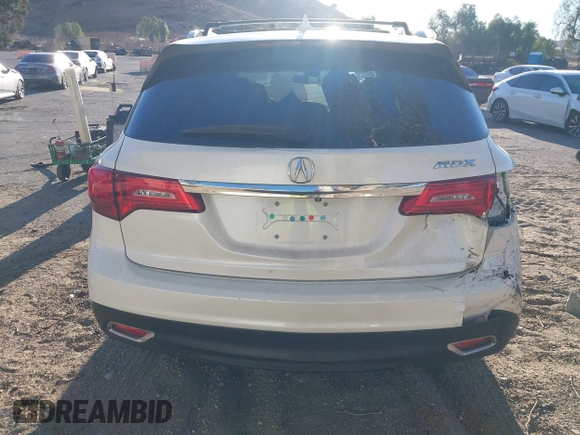 2015 Acura MDX Tech Pkg with VIN 5FRYD3H43FB007615, listed as a IAAI auction lot 41378451 with 141,365 mi miles. Bid and sale history available at carsss.com. Image 17.
