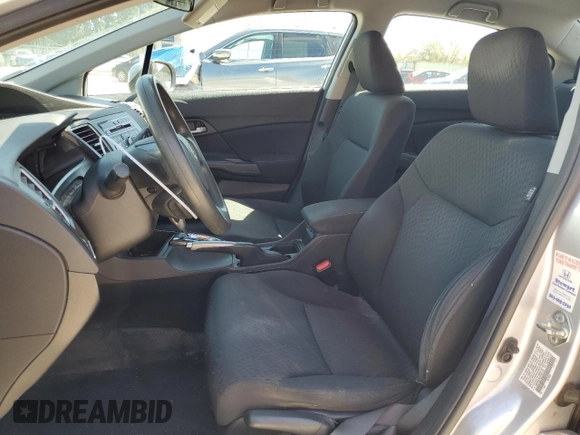 2015 Honda Civic LX with VIN 19XFB2F52FE104119, listed as a Copart auction lot 53857125 with 61,611 mi miles and Salvage Title. Bid and sale history available at carsss.com. Image 7.