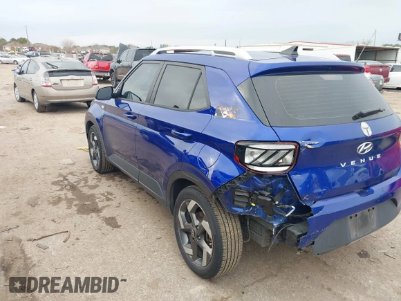 2021 Hyundai Venue Denim with VIN KMHRC8A35MU103768, listed as a IAAI auction lot 41363547 with 66,618 mi miles and . Bid and sale history available at DreamBid. Image 3.
