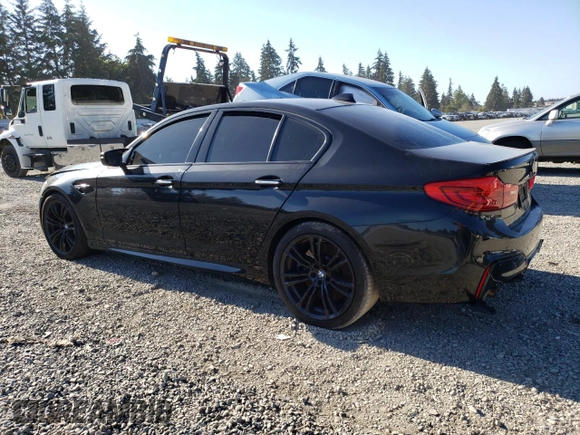 2018 BMW M5 z VIN WBSJF0C57JB283361, wystawiony jako Copart lot #65352164 z przebiegiem Nie podano mil oraz Szkoda całkowita • Salvage title. Historia ofert i sprzedaży dostępna na DreamBid. Obrazek 2.