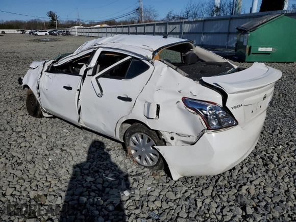 2014 Nissan Versa S Plus with VIN 3N1CN7AP2EL858571, listed as a Copart auction lot 49725135 with Not Provided miles and Salvage Title. Bid and sale history available at DreamBid. Image 2.