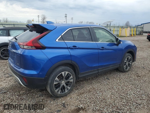 2022 Mitsubishi Eclipse Cross SE z VIN JA4ATWAA6NZ034379, wystawiony jako Copart lot #53788125 z przebiegiem 97 576 mil mil oraz Szkoda całkowita • Salvage title. Historia ofert i sprzedaży dostępna na DreamBid. Obrazek 3.