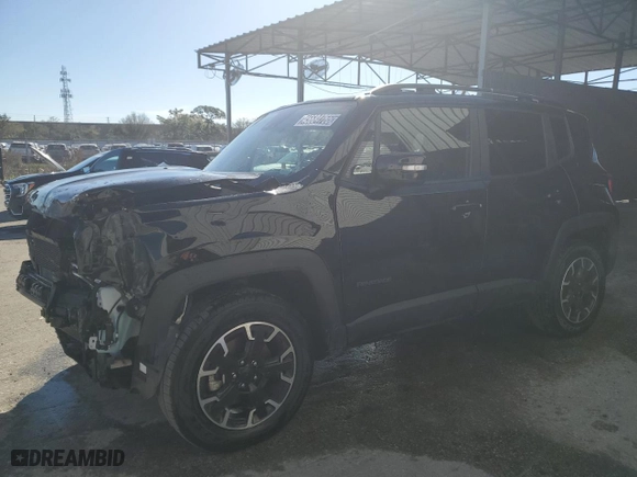 2023 Jeep Renegade Latitude with VIN ZACNJDB15PPP69305, listed as a Copart auction lot 45684765 with 21,680 mi miles and Clean Title. Bid and sale history available at carsss.com. Image 1.