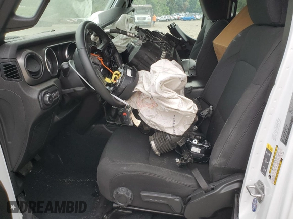 2022 Jeep Wrangler Unlimited Willys with VIN 1C4HJXDN4NW122752, listed as a Copart auction lot 58644854 with Not Provided miles and Salvage Title. Bid and sale history available at DreamBid. Image 7.