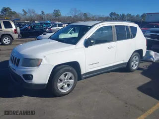 2014 Jeep Compass Sport with VIN 1C4NJCBA4ED665963, listed as a IAAI auction lot 41430633 with 177,559 mi miles. Bid and sale history available at carsss.com. Image 17.