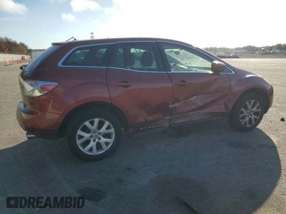 2007 Mazda CX-7 Sport with VIN JM3ER29L870165803, listed as a Copart auction lot 86044994 with 59,239 mi miles and Salvage Title. Bid and sale history available at carsss.com. Image 3.