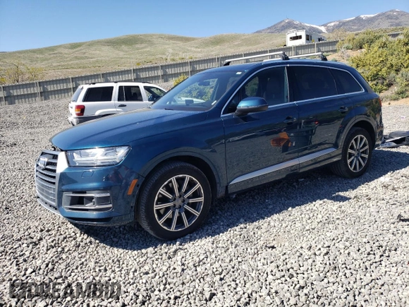 2019 Audi Q7 Premium Plus z VIN WA1LAAF79KD002789, wystawiony jako Copart lot #56139445 z przebiegiem 77 604 mil mil oraz Szkoda całkowita • Salvage title. Historia ofert i sprzedaży dostępna na DreamBid. Obrazek 1.