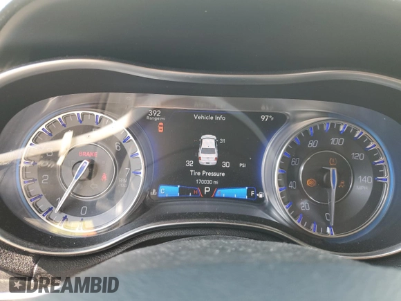 2015 Chrysler 300 Limited with VIN 2C3CCAAG0FH743692, listed as a Copart auction lot 72279754 with 170,030 mi miles and Salvage Title. Bid and sale history available at DreamBid. Image 9.