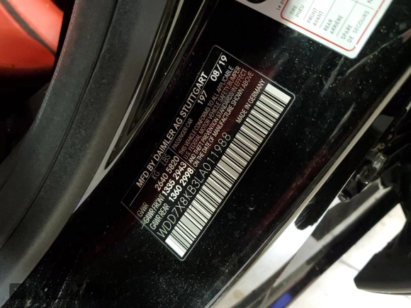 2020 Mercedes-Benz AMG GT 63 S z VIN WDD7X8KB3LA011988, wystawiony jako Copart lot #79579034 z przebiegiem 91 429 mil mil oraz Szkoda całkowita • Salvage title. Historia ofert i sprzedaży dostępna na DreamBid. Obrazek 20.