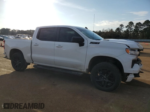 2023 Chevrolet Silverado 1500 RST with VIN 3GCUDEE84PG258108, listed as a Copart auction lot 83863974 with 48,328 mi miles and Salvage Title. Bid and sale history available at carsss.com. Image 4.