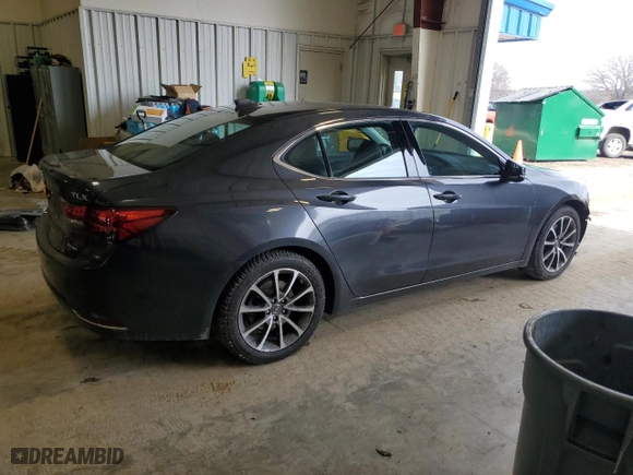 2015 Acura TLX V6 Advance with VIN 19UUB3F7XFA010380, listed as a Copart auction lot 46820195 with 115,841 mi miles and Clean Title. Bid and sale history available at carsss.com. Image 3.