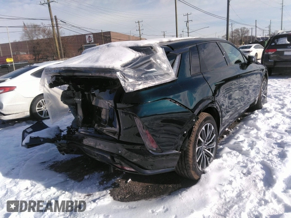 2024 Cadillac LYRIQ z VIN 1GYKPVRL8RZ128147, wystawiony jako IAAI lot #41273392 z przebiegiem 1 927 mil mil oraz . Historia ofert i sprzedaży dostępna na DreamBid. Obrazek 4.