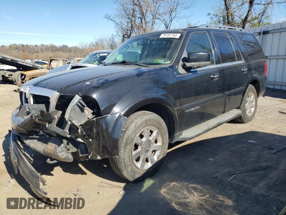 2006 Lincoln Navigator Luxury with VIN 5LMFU28506LJ04076, listed as a Copart auction lot 79187754 with 116,638 mi miles and Salvage Title. Bid and sale history available at carsss.com. Image 1.