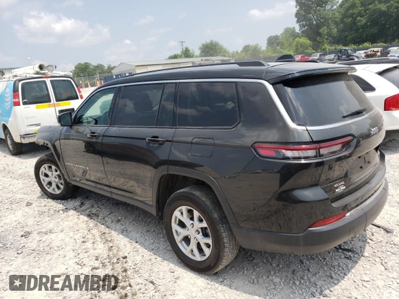 2023 Jeep Grand Cherokee Limited with VIN 1C4RJKBG5P8895698, listed as a Copart auction lot 59191475 with 22,763 mi miles and Salvage title. Bid and sale history available at DreamBid. Image 2.