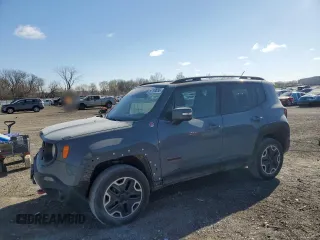 2017 Jeep Renegade Trailhawk z VIN ZACCJBCB0HPF93786, wystawiony jako Copart lot #52793035 z przebiegiem 233 475 mil mil oraz Szkoda całkowita • Salvage title. Historia ofert i sprzedaży dostępna na DreamBid. Obrazek 1.